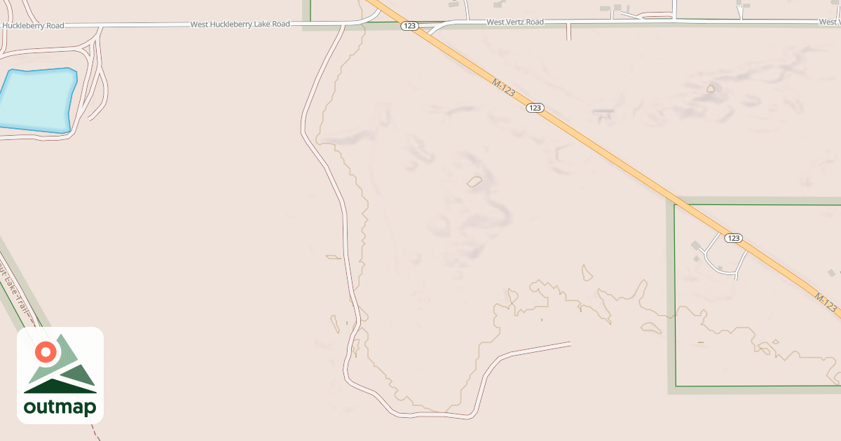 Map of BEER LAKE SPUR A