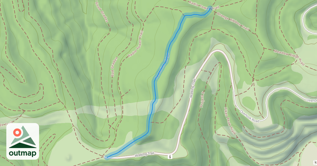 Map of Powerline Ridge