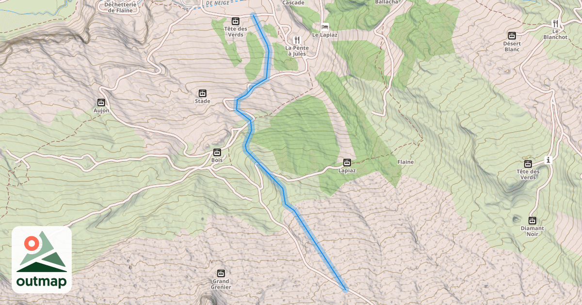 Map of Diablotin