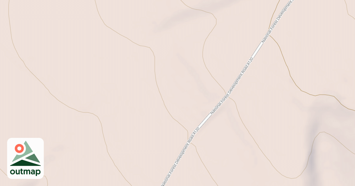 Map of USFS National Forest System Roads {0236BB53-7BE1-4580-8FEF-70A837BA74E1}