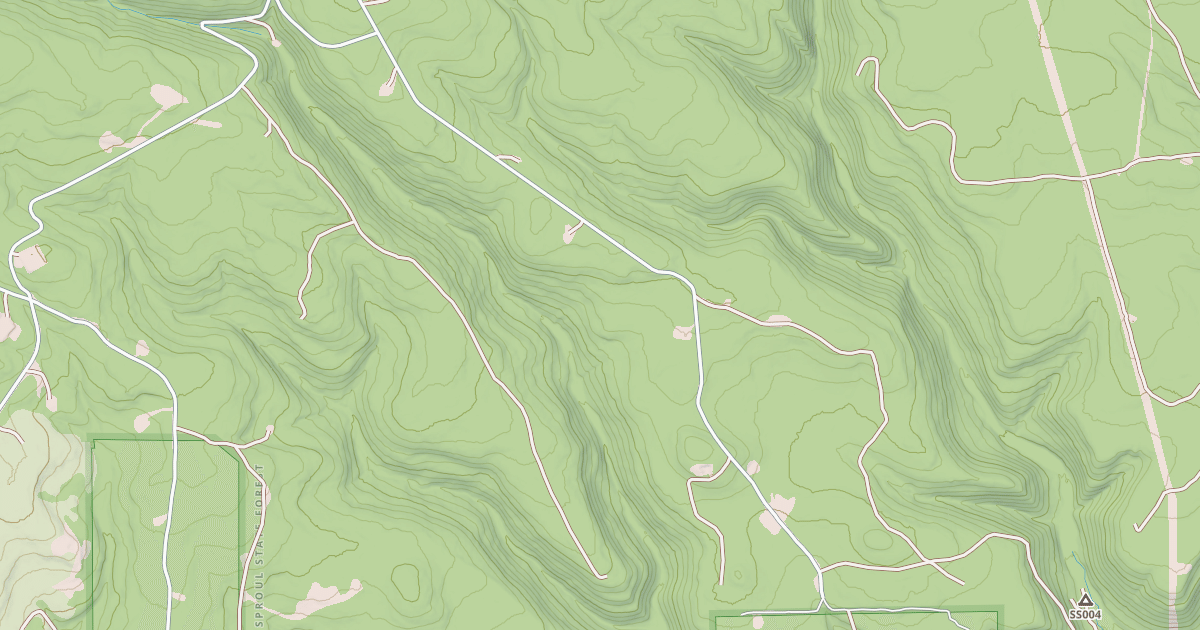 Map preview of Panther Snowmobile Trails