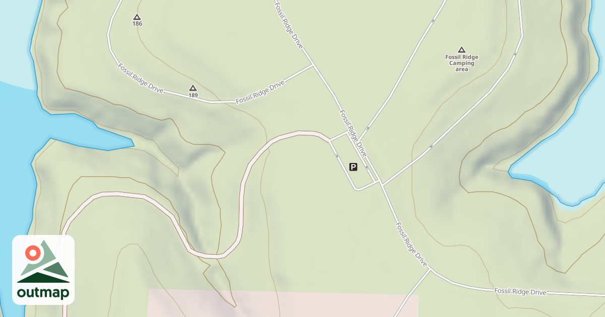 Map of Pee Wee Practice Area