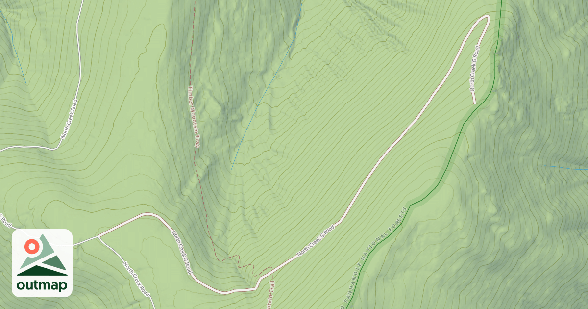 Map of NORTH CREEK G