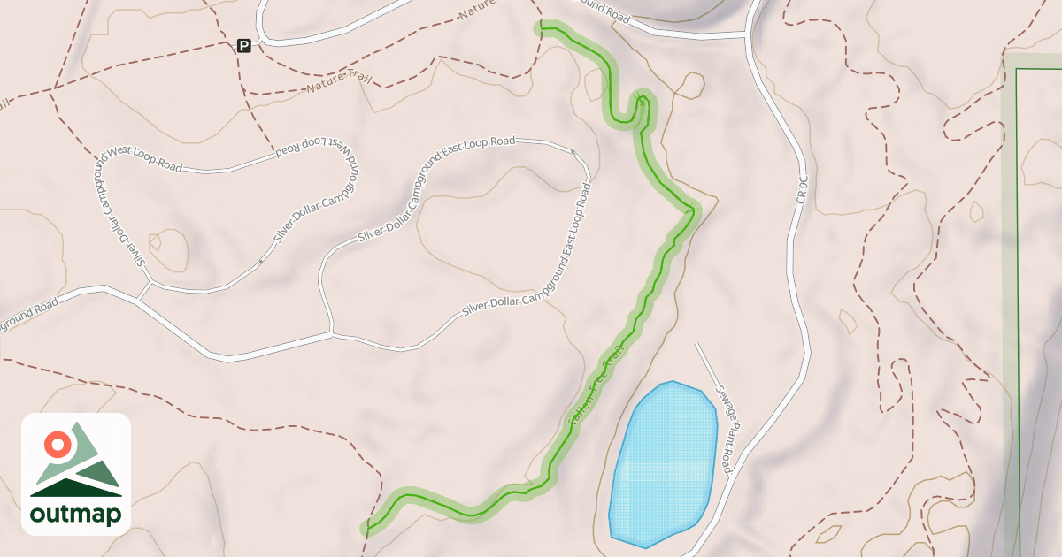 Map of Fallen Tree Trail