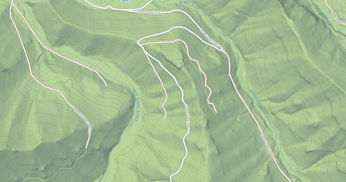 Map preview of GREEN DIVIDE