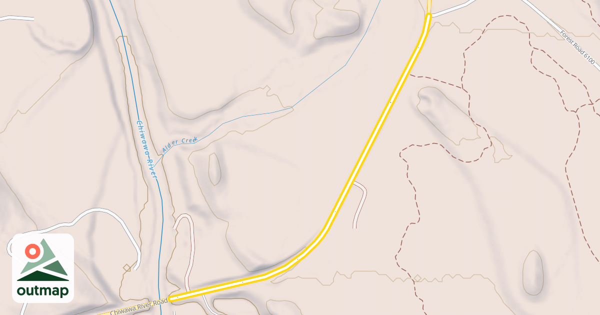 Map of Chiwawa River Road