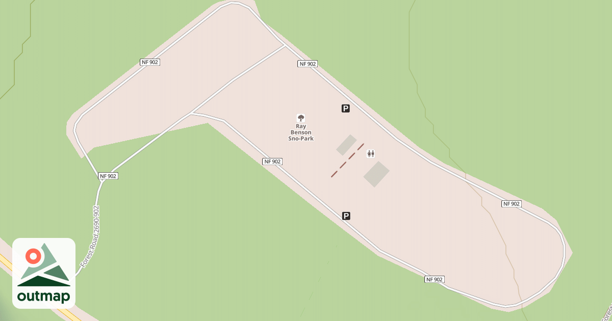 Map of RAY BENSON SNO-PARK