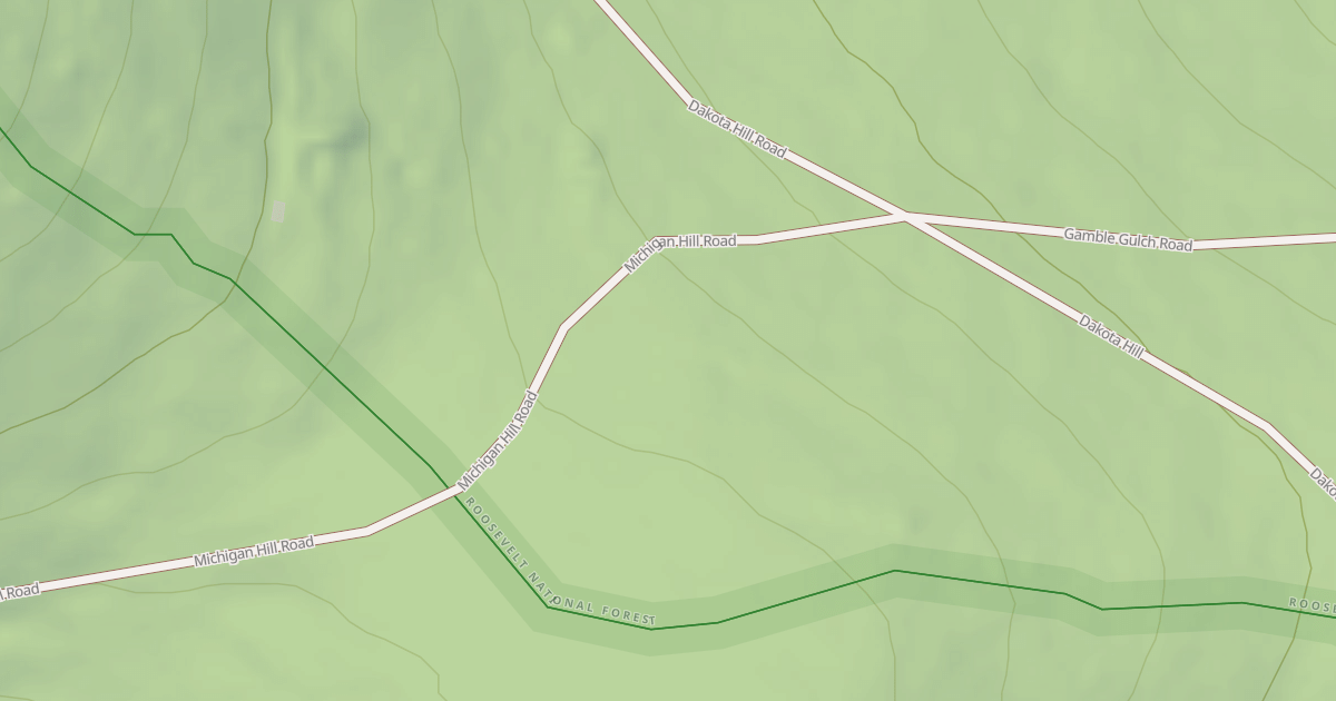 Map preview of MICHIGAN HILL