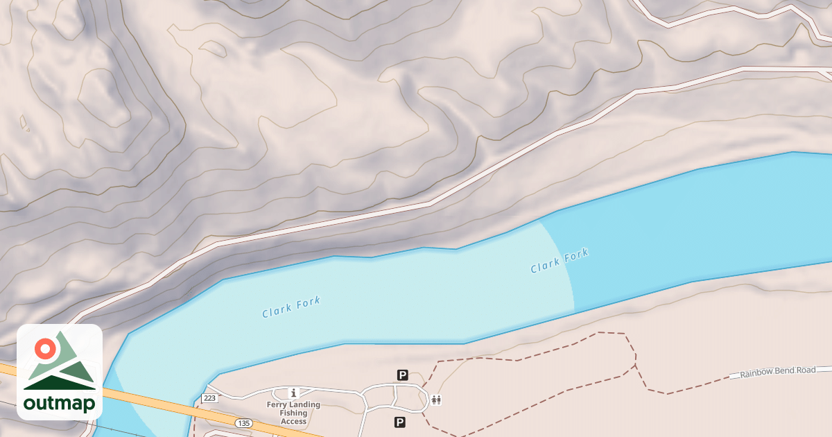Map of FOURTEEN MILE ROAD