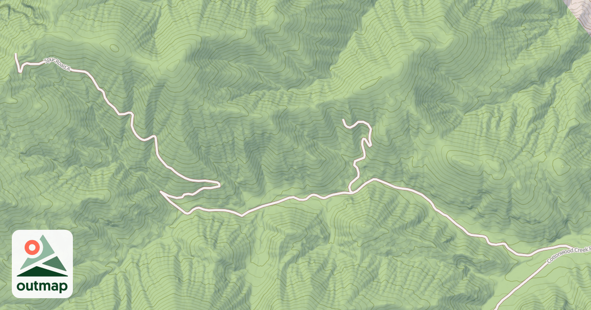 Map of SPUR ROAD A