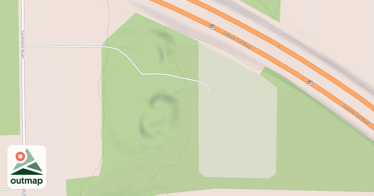 Map of Buffalo Run Snowmobile Trail