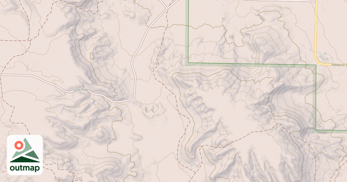 Map of Tomahawk Motorcycle Trail B Loop
