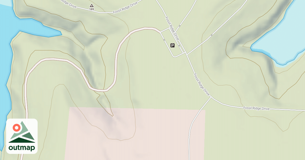 Map of Pee Wee Practice Area