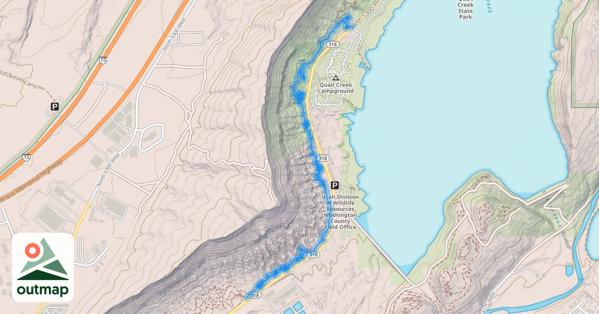 Map of Quail Creek