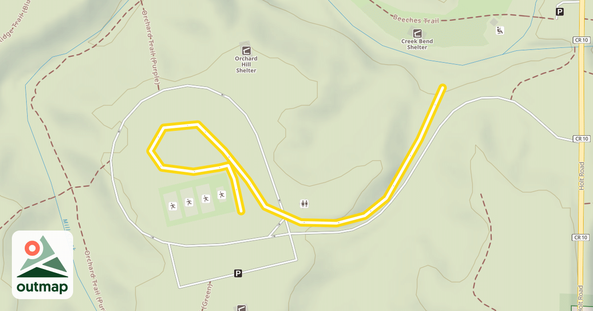 Map of Orchard Hill