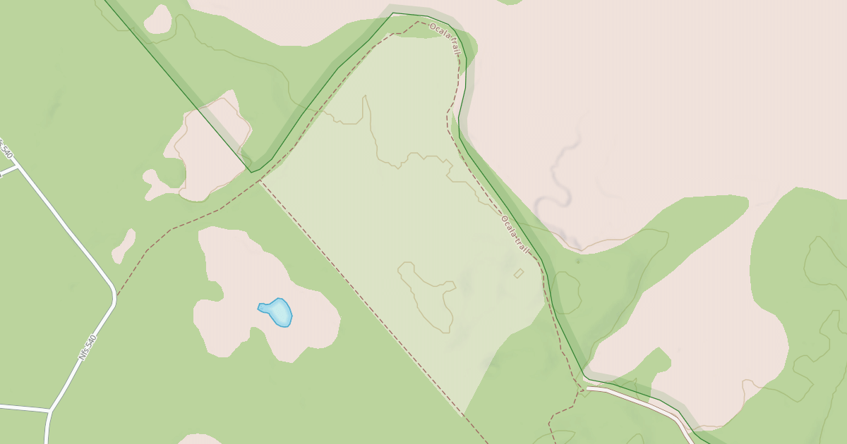 Map preview of USFS National Forest System Roads {38C62F6B-9D4A-4F49-8BFD-C834E50602D9}