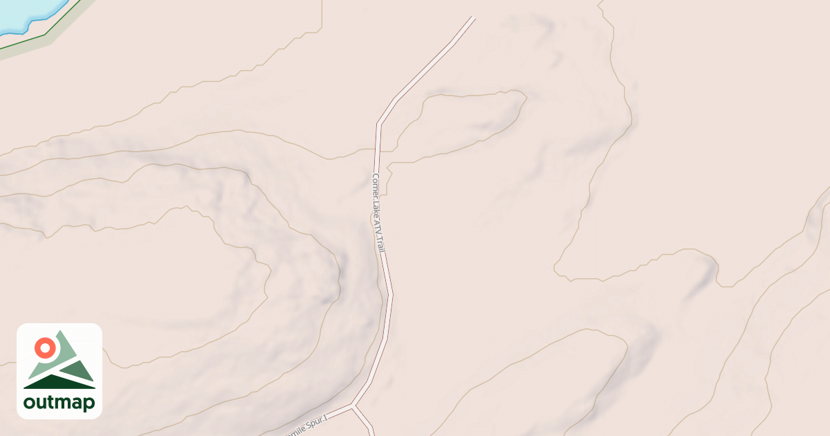 Map of CORNER LAKE ATV