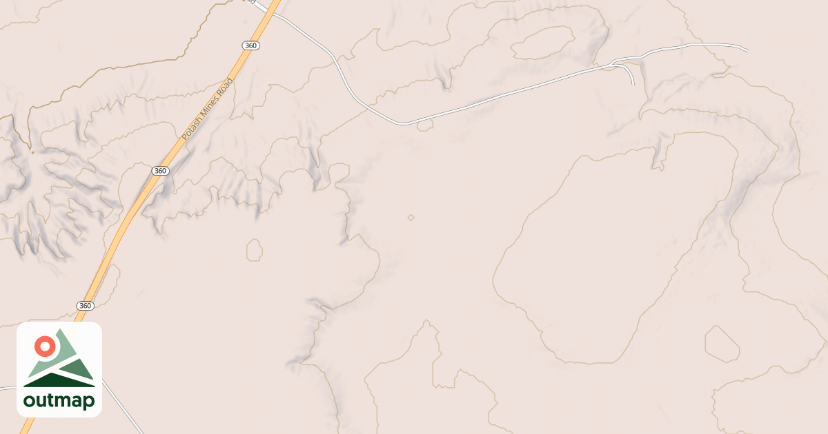 Map of Hackberry Trail System - South Shugart Trails
