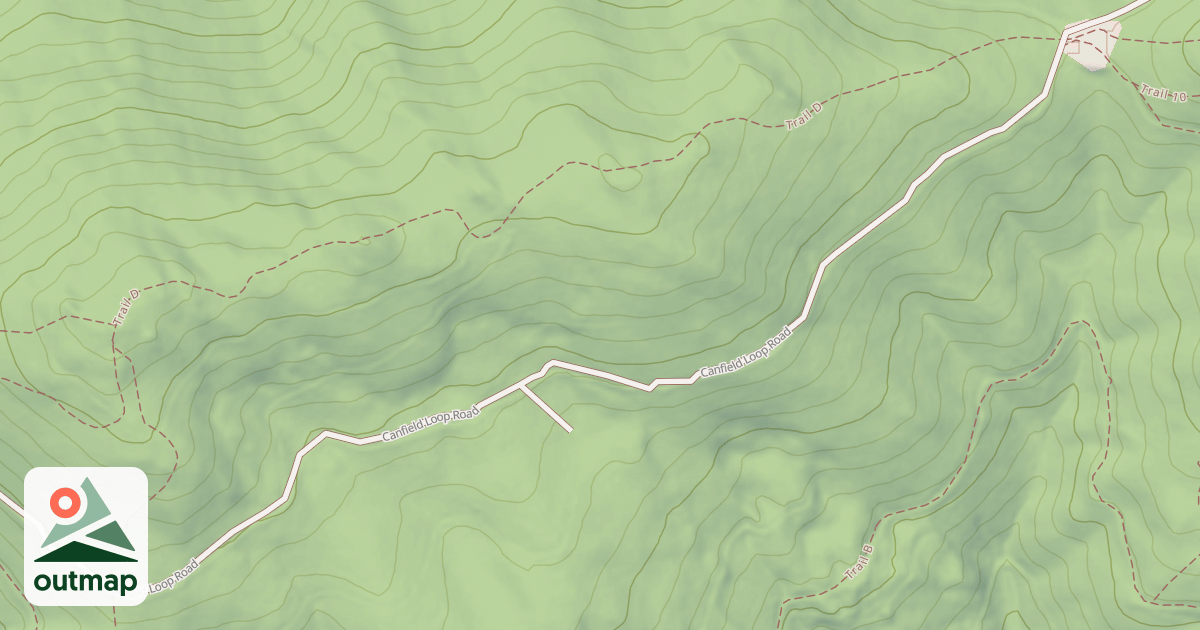 Map of South Canfield Ohv