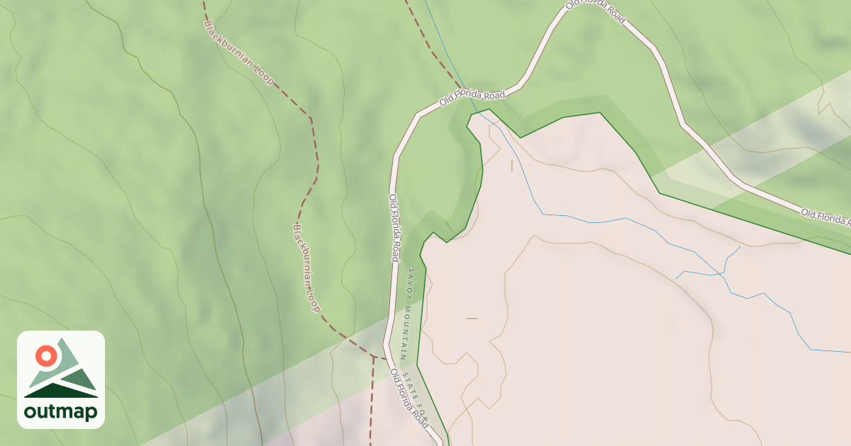 Map of Old Florida Road