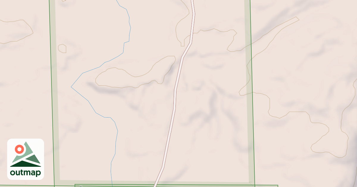 Map of EXPRESSWAY SNOWMOBILE ROUTE