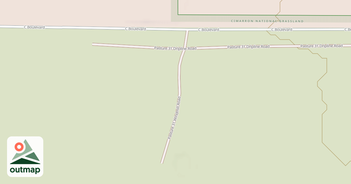 Map of PASTURE 31 WINDMILL