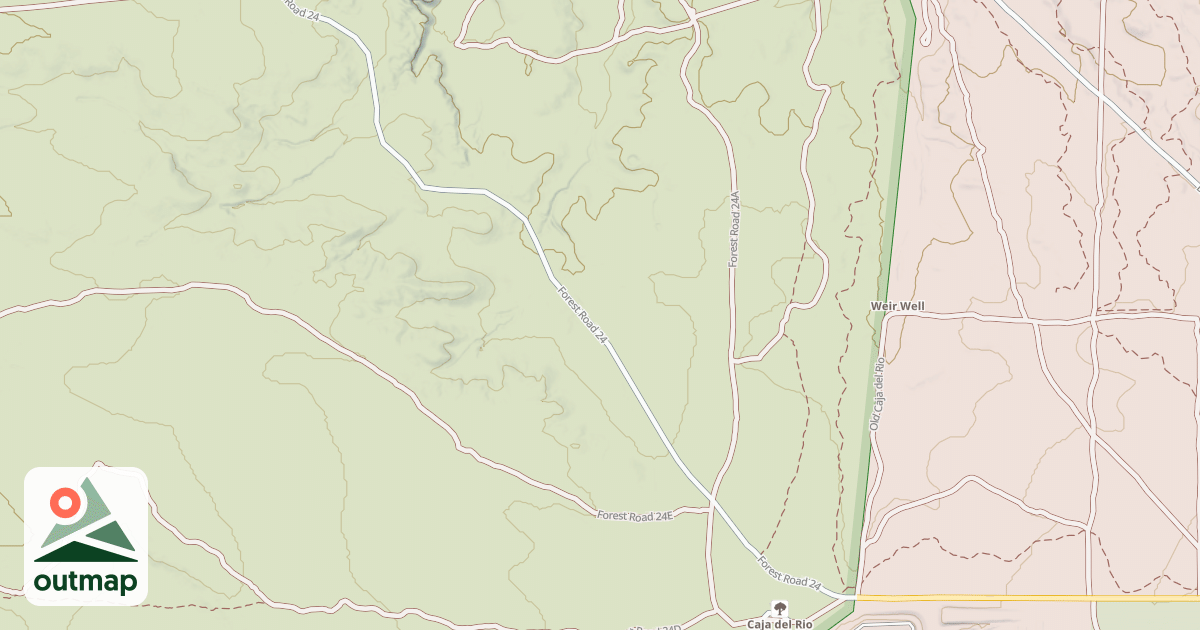 Map of CAJA DEL RIO