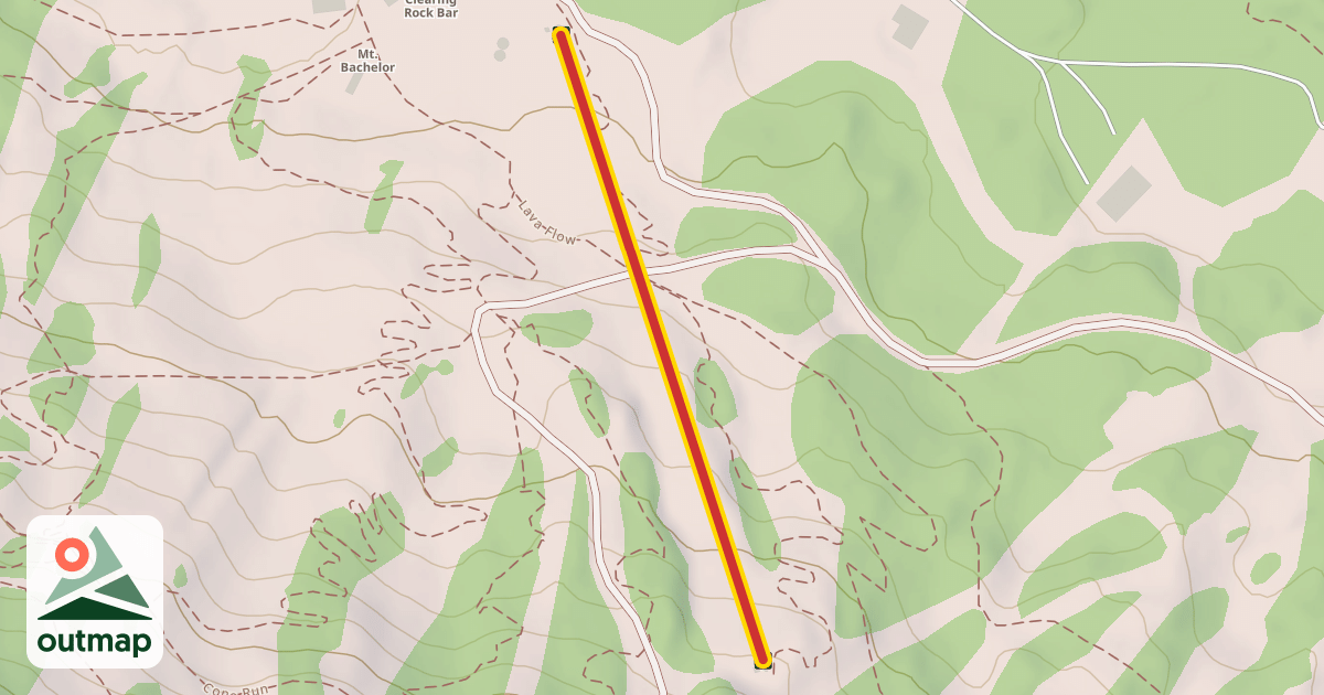 Map of Little Pine