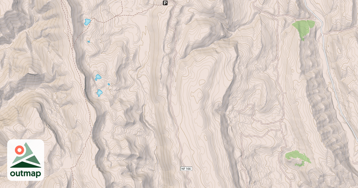 Map of SHAFER RIDGE