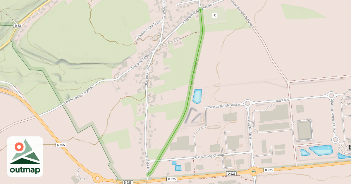 Map of Chemin de Moret