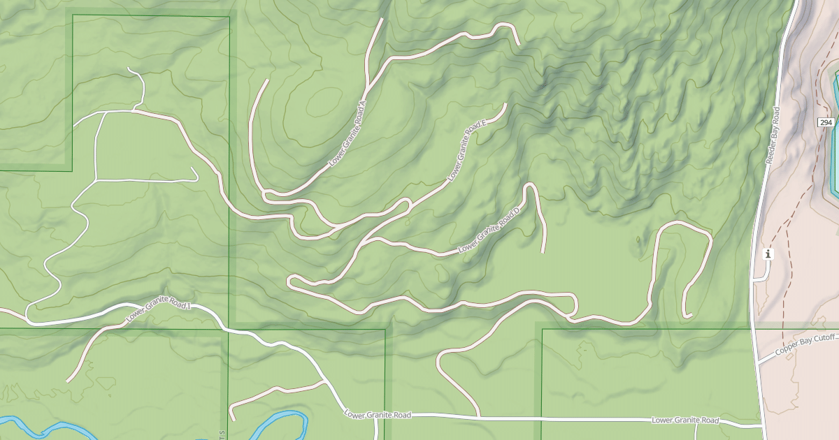 Map preview of LOWER GRANITE A