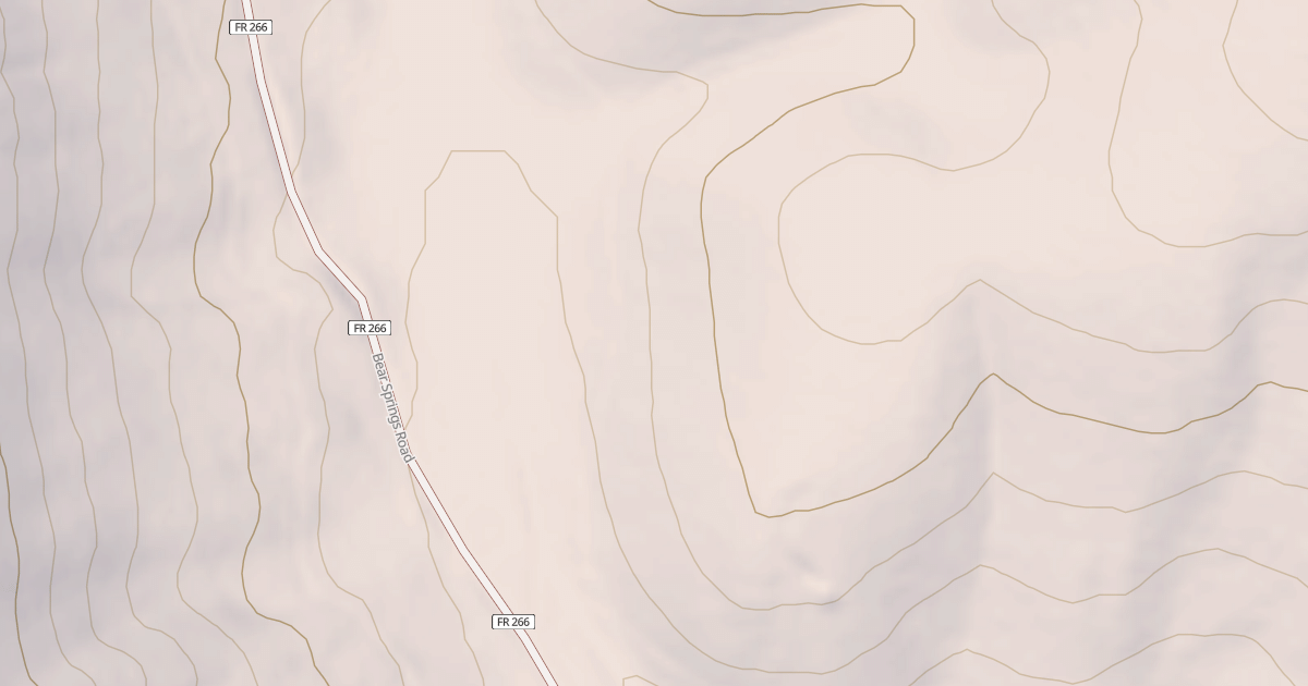 Map preview of USFS Motor Vehicle Use Map Roads {877C1846-EF84-4E5A-800E-D4FDA2E0B81C}