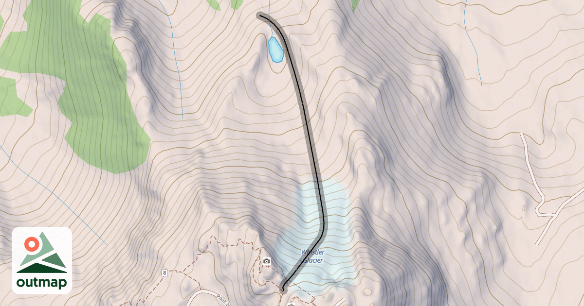 Map of Whistler Bowl