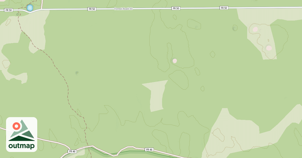 Map of USFS Motor Vehicle Use Map Roads {79E8925F-3BC0-4081-9BE8-44A9EF2FD782}