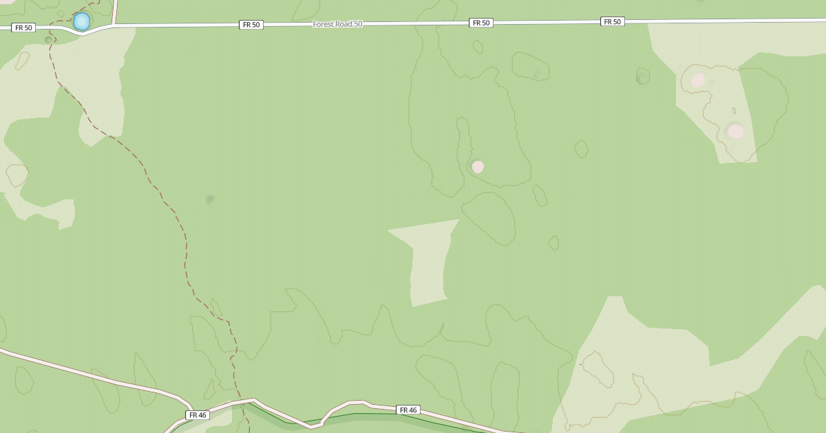 Map preview of USFS Motor Vehicle Use Map Roads {79E8925F-3BC0-4081-9BE8-44A9EF2FD782}
