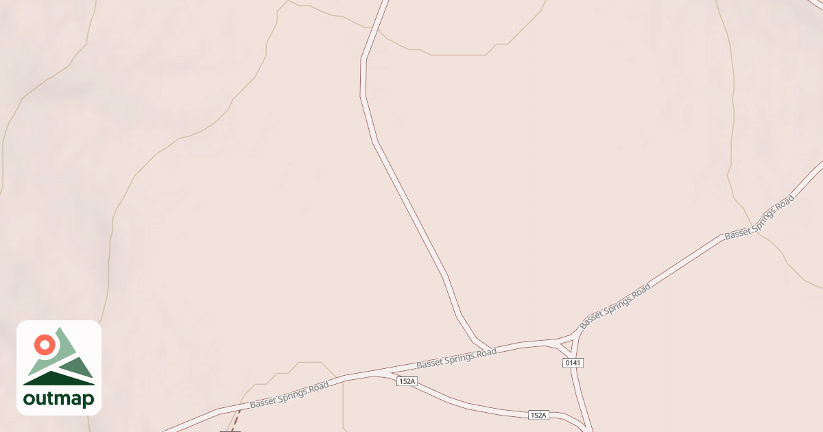 Map of BASSET SPRINGS X-C SPUR NORTH