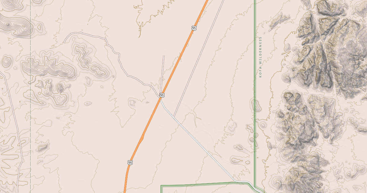 Map preview of BLM National GTLF Public Motorized Roads e6691e87-7ac2-45ac-865d-603f25bf50b7