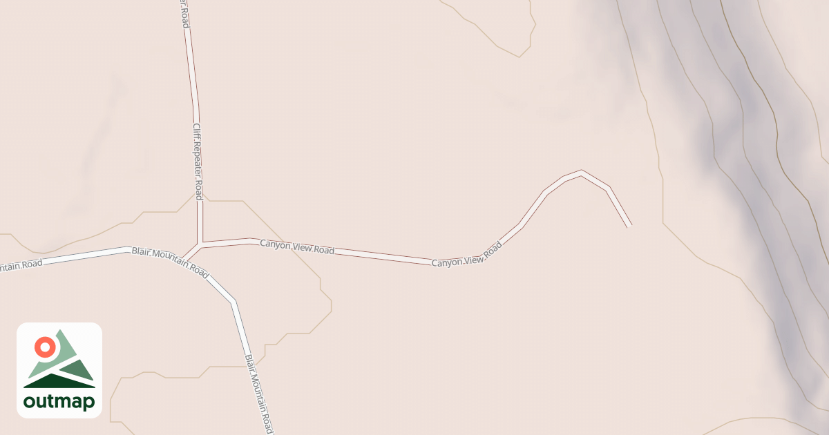 Map of CANYON VIEW