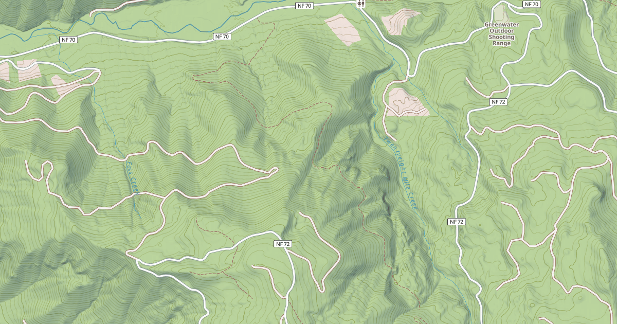 Map preview of UPPER FOSS CREEK