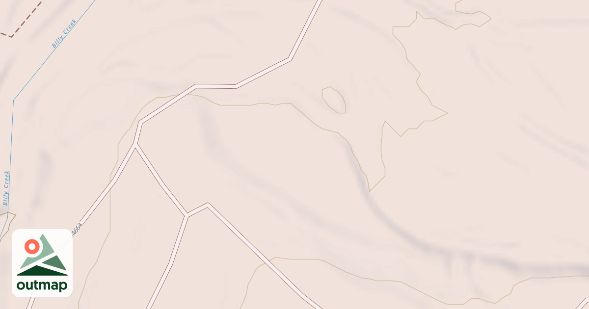 Map of BILLY CREEK TRAILHEAD
