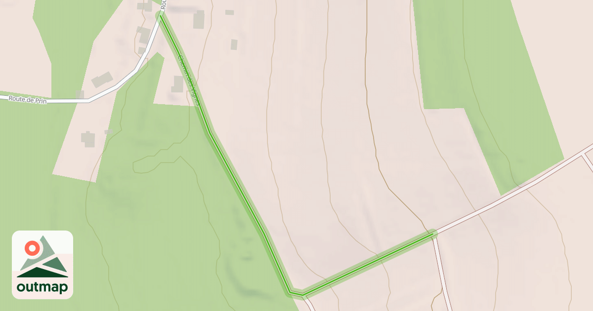 Map of Chemin des Vignes