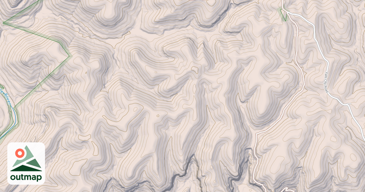 Map of JONES RIDGE
