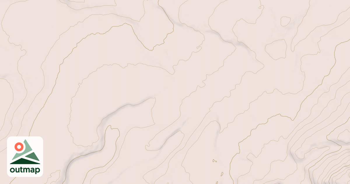 Map of East Fork Chulitna