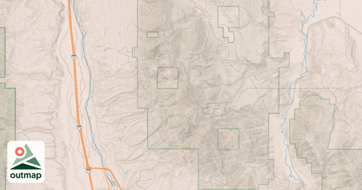 Map of Boundary Trail