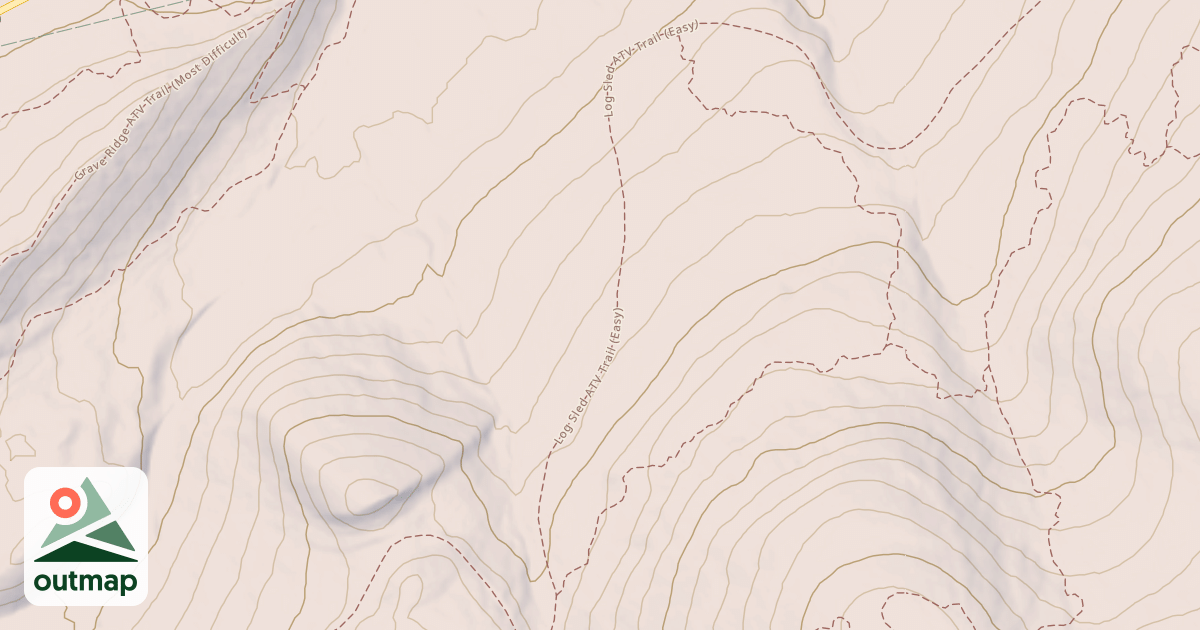 Map of Michaux State Forest - ATV Trail System