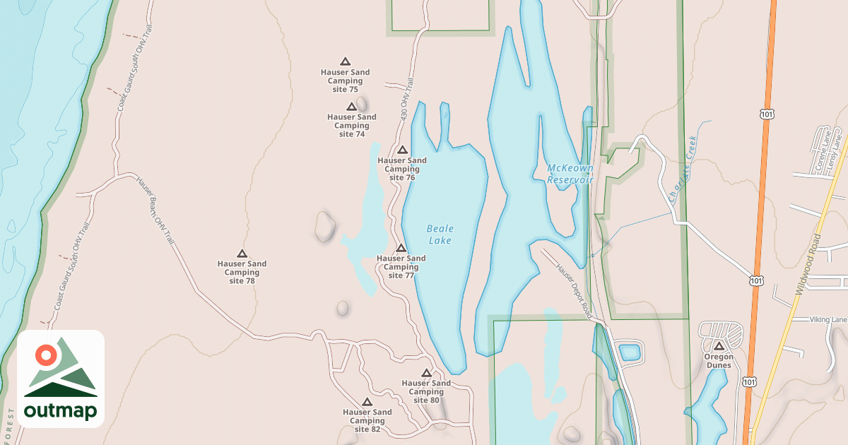 Map of 430 Ohv Trail