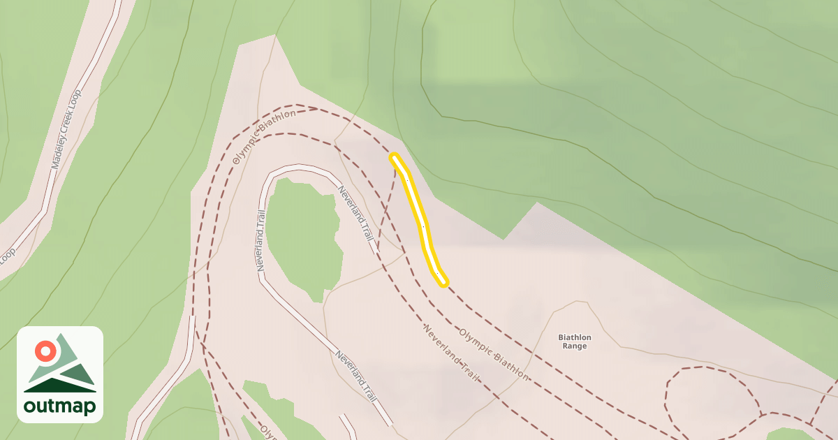 Map of Olympic Biathlon