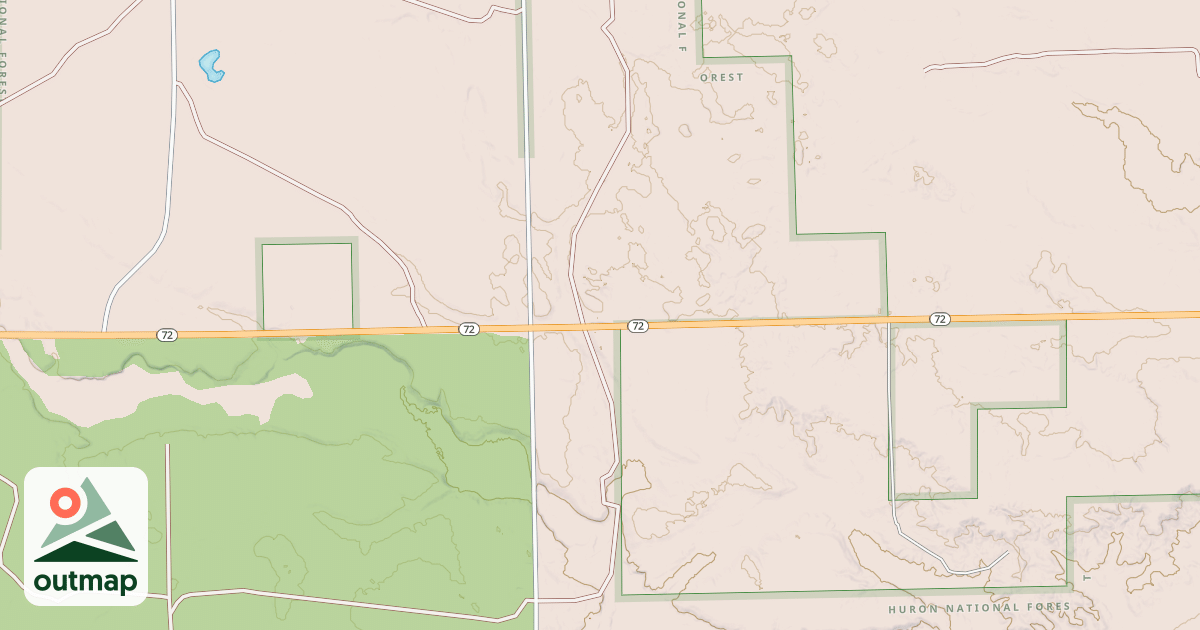 Map of Alcona Atv Trail