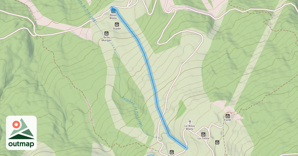 Map of Bouc Blanc