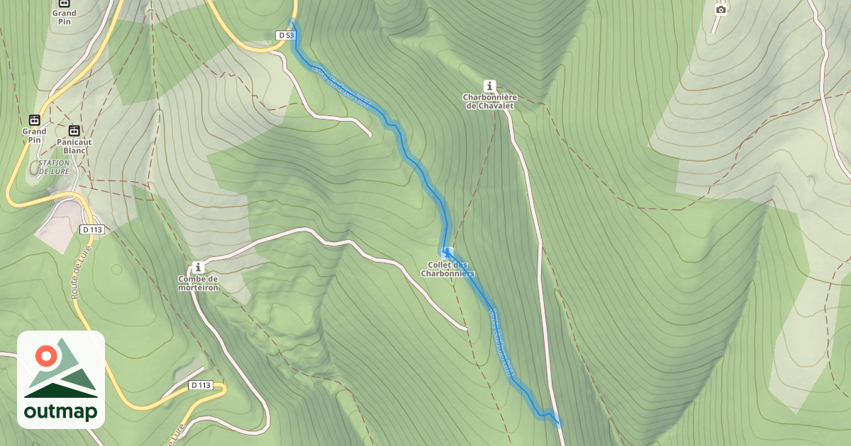 Map of Lure Enduro VTT
